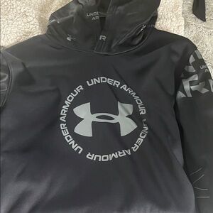 Under Armour Black and Gray Pullover